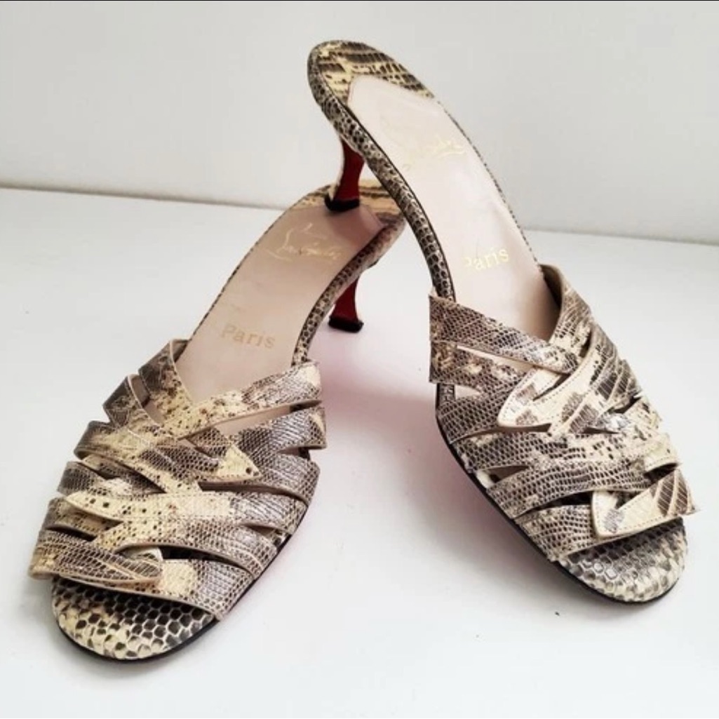Christian Louboutin Vintage Snakeskin Heels